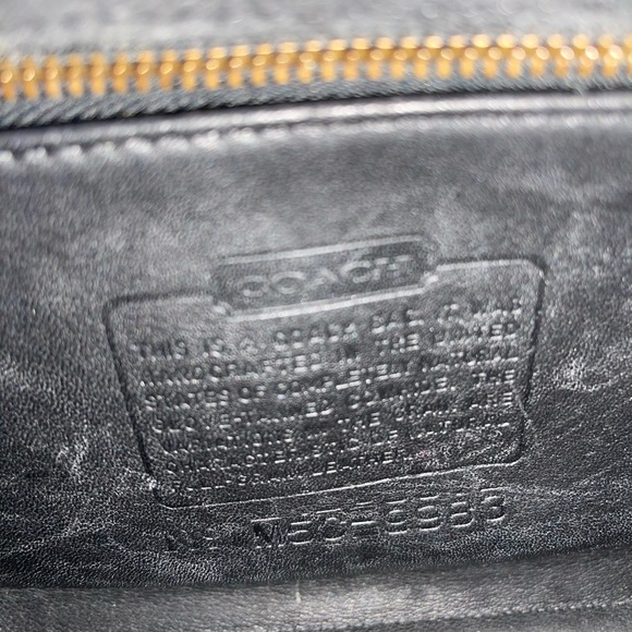 Vintage Coach Regina Satchel Black with Gold Hardware - Picture 11 of 12